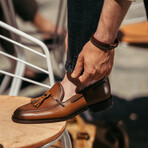 Men's Drama Genuine Leather Shoes // Tan (Euro: 44)