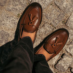 Men's Drama Genuine Leather Shoes // Tan (Euro: 42)