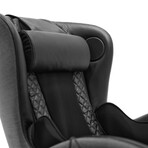 Nouhaus Classic Massage Chair with Ottoman // Space Black