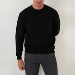 Ezra Crew Neck Sweater // Black (Small)