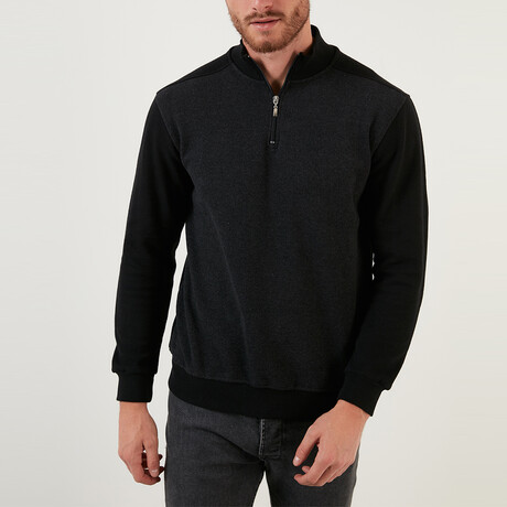 Jason Turtleneck Sweater // Anthracite (Small)