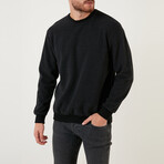 Ezra Crew Neck Sweater // Anthracite (Small)