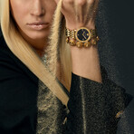 Versace Ladies Greca Glass Quartz // VEU300621