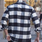 Flannel Shirt // Style 2 // White (Small)