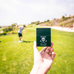 Bad Cards Fore Good Golfers // Game Deck + Koozie