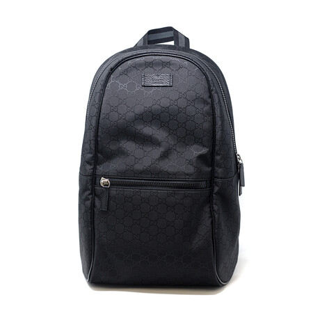 Gucci GG Canvas Backpack // Black