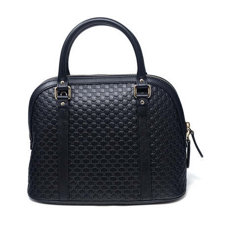 Guccisima Micro Top Handle Handbag // Black