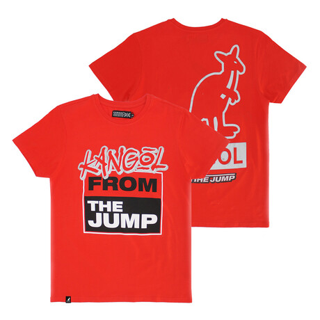 "From the Jump" Graphic Tee // Fiery Red (S)