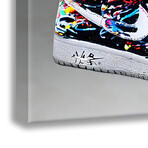 Air Jordan // Paint Splatters (15"H x 15"W x 1.5"D)