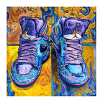 Air Jordan // Van Gogh Colors (15"H x 15"W x 1.5"D)