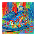 Air Jordan // Raining Paint (15"H x 15"W x 1.5"D)