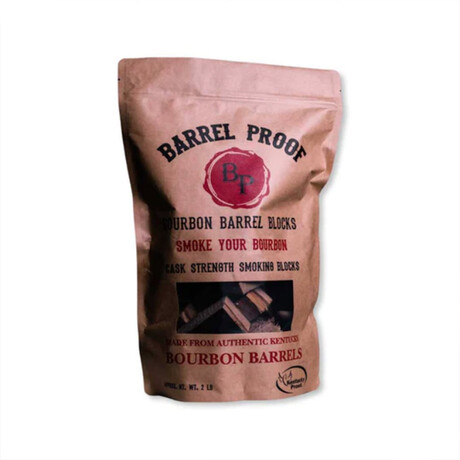 Barrel Proof Bourbon Barrel Blocks // Pack of 5 // 2 lb Each