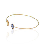 18K Yellow Gold Sapphire Bracelet // 6.5" // Pre-Owned
