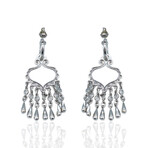 Fine Jewelry // 18K White Gold Diamond Earrings // Pre-Owned