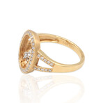 Fine Jewelry // 14K Yellow Gold Diamond Ring // Ring Size: 6.75 // New