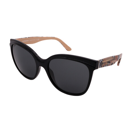 Burberry // Unisex BE4270-372887 Sunglasses // Black + Gray