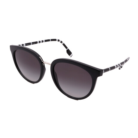 Burberry // Unisex BE4316-40078G Pilot Sunglasses // Black + Gray Gradient