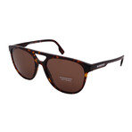 Burberry // Men's BE4302-300273 Aviator Sunglasses // Havana + Brown