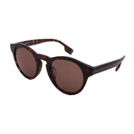 Burberry // Men's BE4359F-399173 Pilot Sunglasses // Dark Havana + Dark Brown
