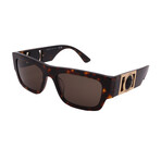 Versace // Men's VE4416-108-3 Square Sunglasses // Havana + Dark Brown