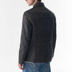 Genuine Leather Safari Coat // Brown (S)