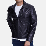 Fashion Leather Jacket // Nappa Black (S)