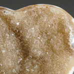 Genuine Polished Agate Druzy Heart // V.1