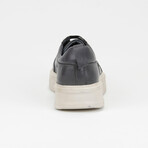 Violet Leather Men Shoes // Grey (Euro: 41)
