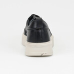 Matthew Leather Men Shoes // Black + White (Euro: 44)