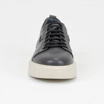 Violet Leather Men Shoes // Grey (Euro: 44)