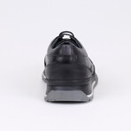 Riley Leather Men Shoes // Black + Gray (Euro: 45)