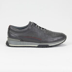 Zoey Leather Men Shoes // Grey (Euro: 43)