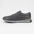 Zoey Leather Men Shoes // Grey (Euro: 43)
