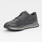 Zoey Leather Men Shoes // Grey (Euro: 44)