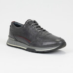 Zoey Leather Men Shoes // Grey (Euro: 45)