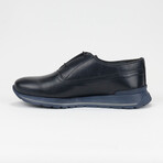 Peter Leather Men Shoes // Dark Blue (Euro: 45)