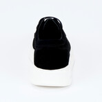 Olivia Leather Men Shoes // Black Suede (Euro: 42)