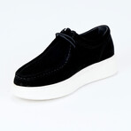 Olivia Leather Men Shoes // Black Suede (Euro: 40)