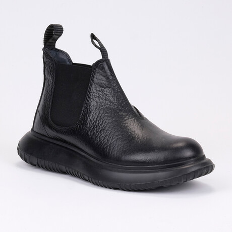 Donavan Leather Men Shoes // Black  (Euro: 39)