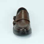Derek Leather Men Shoes // Brown (Euro: 45)
