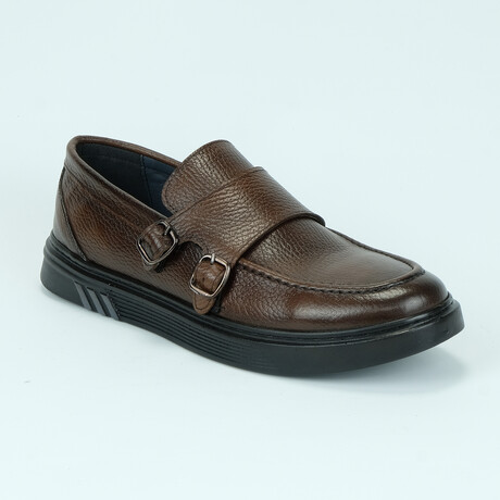 Derek Leather Men Shoes // Brown (Euro: 40)