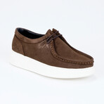 Simon Leather Men Shoes // Brown + White (Euro: 45)