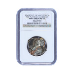 Roosevelt Dime Multi Struck Two Planchet Bonded Set Mint Error NGC MS67 (4.4 Grams) // EXTREMELY RARE  // Wood Presentation Box