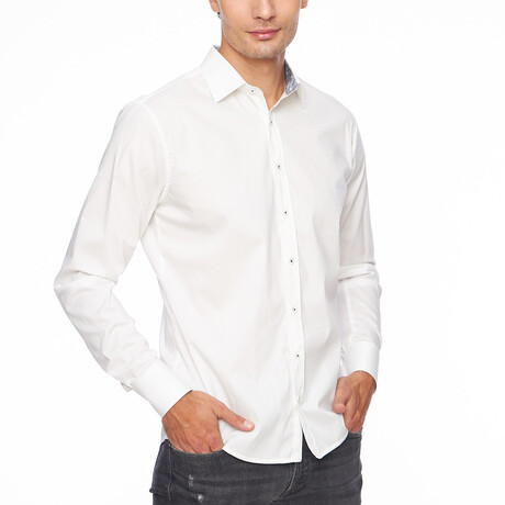 Leo Button Up Shirt // White (S)