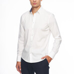 Anthony Button Up Shirt // White (L)