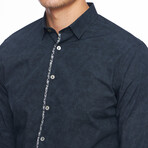 Carter Button Up Shirt // Navy (2XL)