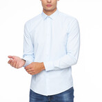 Thomas Button Up Shirt // Light Blue (S)