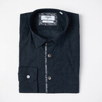 Carter Button Up Shirt // Navy (L)