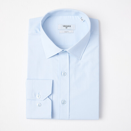 Thomas Button Up Shirt // Light Blue (S)
