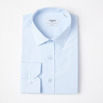 Thomas Button Up Shirt // Light Blue (L)